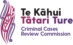 Te Kāhui Tātari Ture | Criminal Cases Review Commission